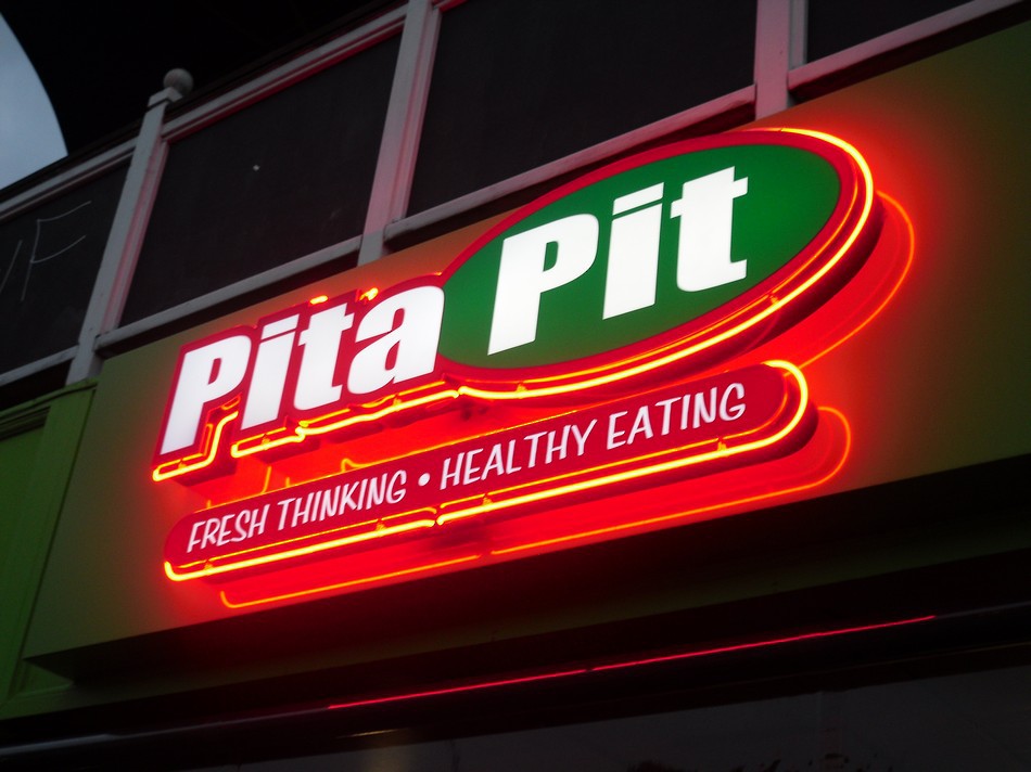 Neon Retail Signage - Pita Pit # 2